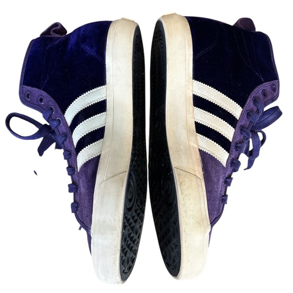 Adidas Matchcourt High RX Na-Kel Smith Sneakers, Purple Velvet, Size 8.5, Skate - Picture 5 of 8